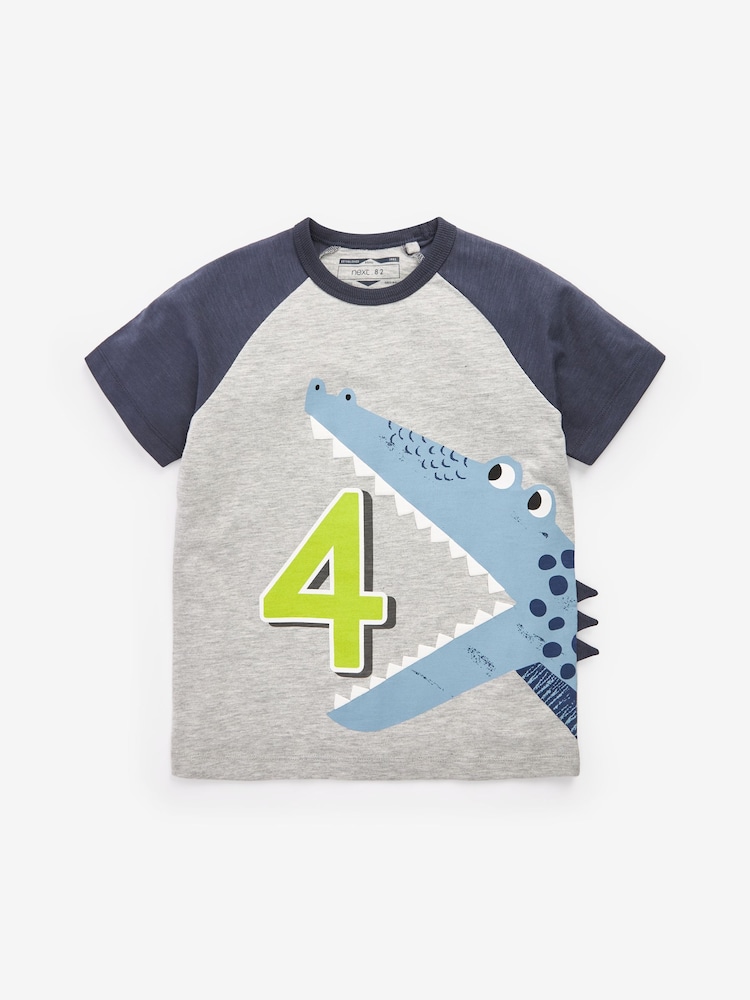 Safari 'I AM Birthday' Short Sleeve T-Shirt (12mths-6yrs) - Image 2 of 8
