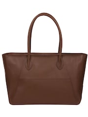 Pure Luxuries London Storrington Vegetable-Tanned Leather Tote Bag - Image 2 of 4