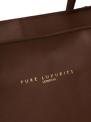 Pure Luxuries London Storrington Vegetable-Tanned Leather Tote Bag - Image 4 of 4