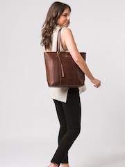 Pure Luxuries London Amberley Leather Tote Bag - Image 2 of 6