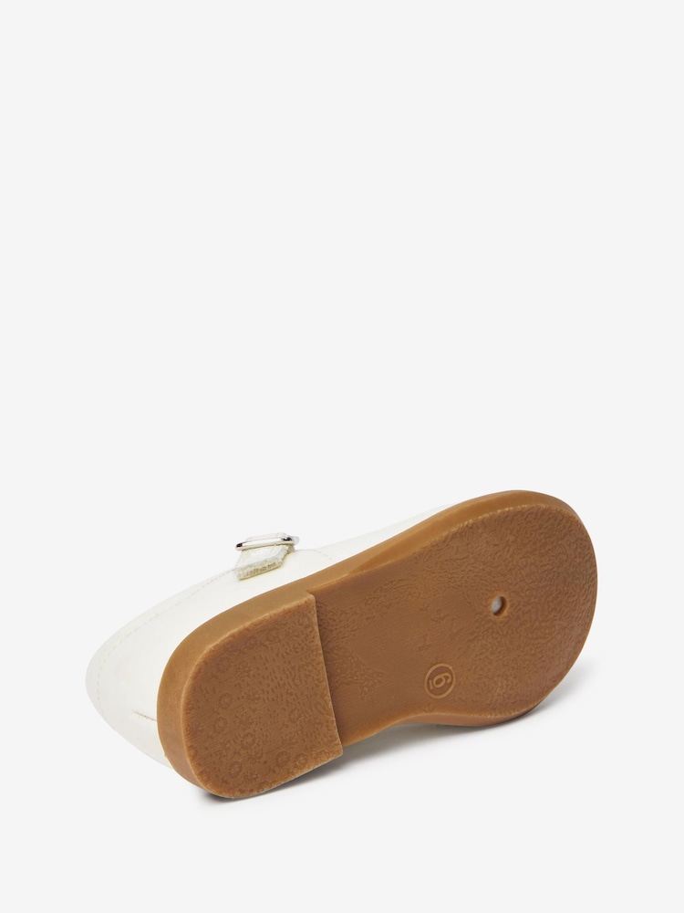 Belo usnje - Brogue Mary Jane čevlji - Slika 5 iz 5 Belo usnje - Brogue Mary Jane čevlji - Slika 5 iz 5