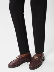 Hobbs Red Peyton Loafers - Image 4 of 5