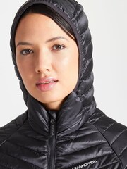 Craghoppers Black Expolite Long Hooded Jacket - Image 4 of 7