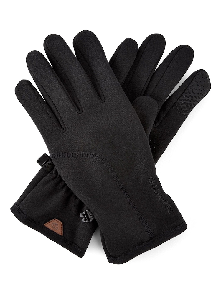 Craghoppers Black Winter Prostretch Gloves - Image 1 of 1 Craghoppers Black Winter Prostretch Gloves - Image 1 of 1