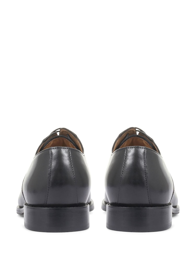 Noir - Ajustement régulier - Chaussures Jones Bootmaker homme en cuir à lacets - Image 3 of 7