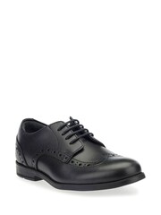 Start-Rite Black Leather Brogue Pri Standard Fit Shoes - Image 2 of 2