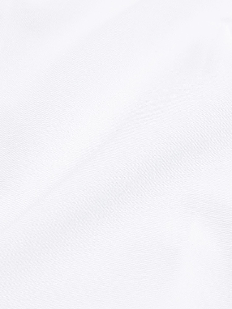White Regular Fit Single Cuff Dress Shirt and Bow Tie Set - Image 6 of 6