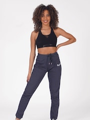 Gris - Pantalones de chándal pitillo retro para mujer 100% algodón de Pineapple - Imagen 2 de 4