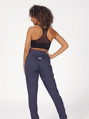 Gris - Pantalones de chándal pitillo retro para mujer 100% algodón de Pineapple - Imagen 3 de 4