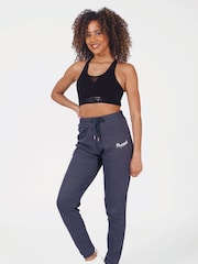 Gris - Pantalones de chándal pitillo retro para mujer 100% algodón de Pineapple - Imagen 4 de 4