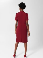 Hobbs Red Isla Shift Dress - Image 2 of 4