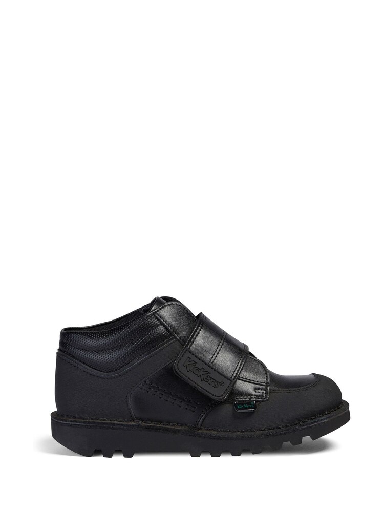 Kickers Black Mid Scuff Shoes - Image 1 of 3