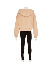 River Island Beige Girls Leopard Bow Sweater Set - Image 3 of 5