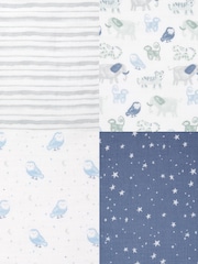 aden + anais time to dream Essentials Cotton Muslin Blankets 4 Pack - Image 5 of 5