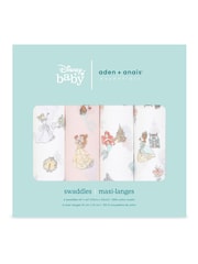 Aden & Anais Essentials Muslin 100% Cotton Blankets 4 Pack - Image 3 of 6