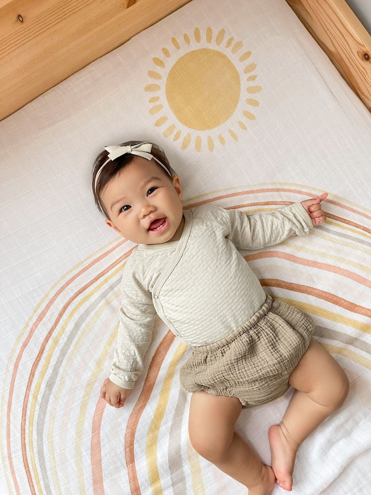 aden + anais Keep Rising Large 100% Cotton Muslin Blankets 4 Pack - Image 8 of 9