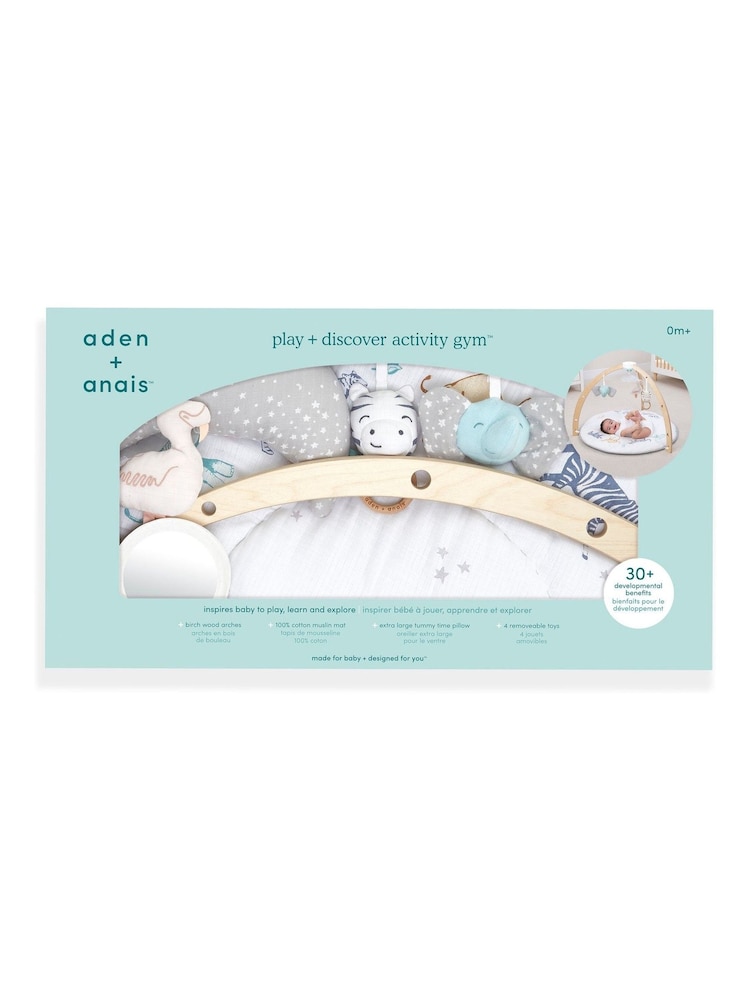aden + anais White Play + Discover Baby Activity Gym - Image 6 of 6