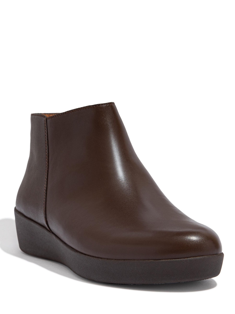 FitFlop Sumi Leather Ankle Boots - Image 2 of 4