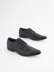 Black Brogue Shoes - Image 1 of 5