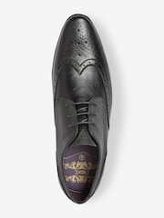 Black Brogue Shoes - Image 4 of 5