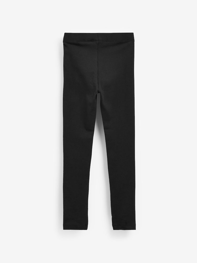 Black Slim Fit Leggings (3-16yrs) - Image 2 of 3