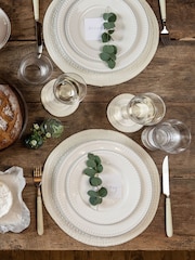 Mary Berry Ivory 100% Cotton Signature Coaster Set - Image 1 of 3
