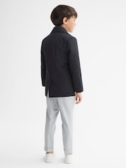 Reiss Navy Brannagh Senior Technical Peacoat - Image 6 of 8