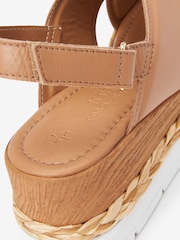 Camel Brown Regular/Wide Fit Forever Comfort® Sports Cross Over Wedges - Image 5 of 5