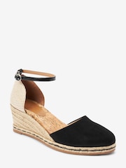 Black Regular/Wide Fit Forever Comfort® Closed Toe Wedges - Image 3 of 5