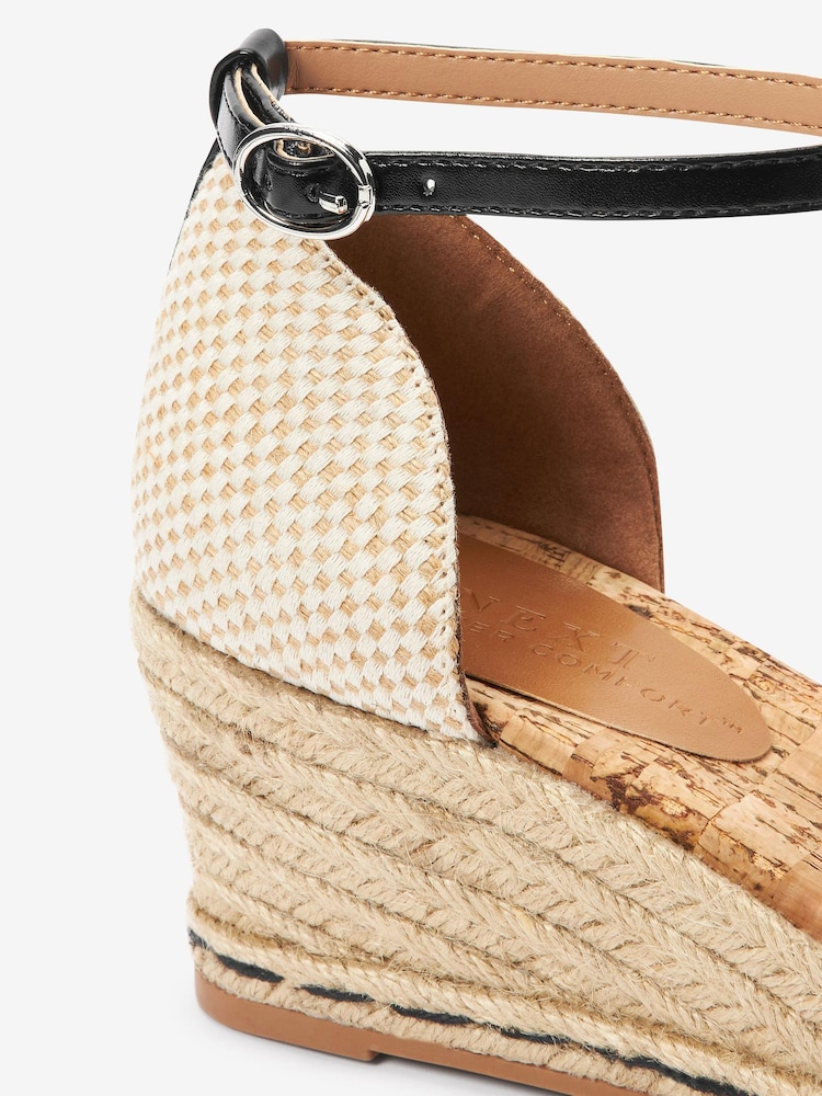 Black Regular/Wide Fit Forever Comfort® Closed Toe Wedges - Image 5 of 5