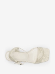 Bone Regular/Wide Fit Forever Comfort® Simple Block Heel Sandals - Image 4 of 5