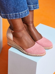 Pink Regular/Wide Fit Forever Comfort® Closed Toe Wedges - Image 1 of 1