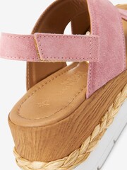 Lilac Purple Regular/Wide Fit Forever Comfort® Sports Cross Over Wedges - Image 4 of 4