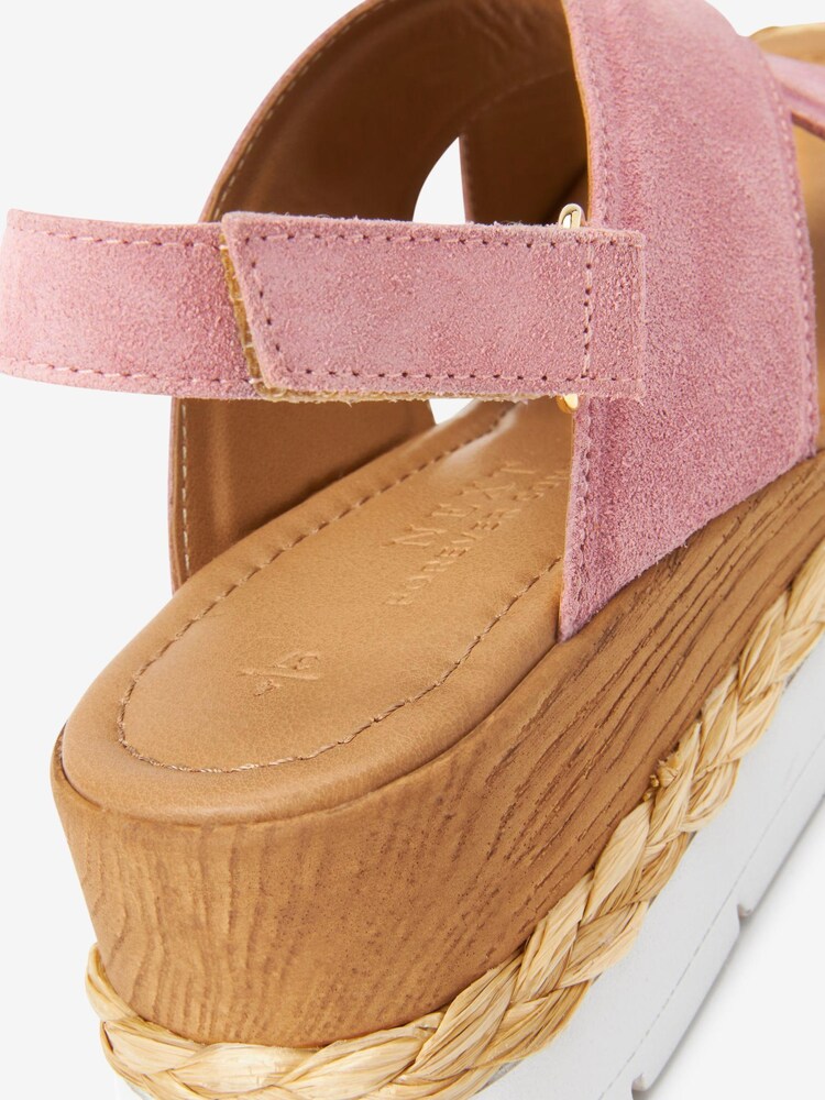 Lilac Purple Regular/Wide Fit Forever Comfort® Sports Cross Over Wedges - Image 4 of 4