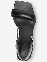 Black Regular/Wide Fit Forever Comfort® Simple Block Heel Sandals - Image 5 of 7