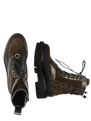 AllSaints Black Bexley Lace-Up Boots - Image 4 of 7