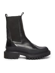 AllSaints Black Harlyn  Ankle Boots - Image 1 of 7