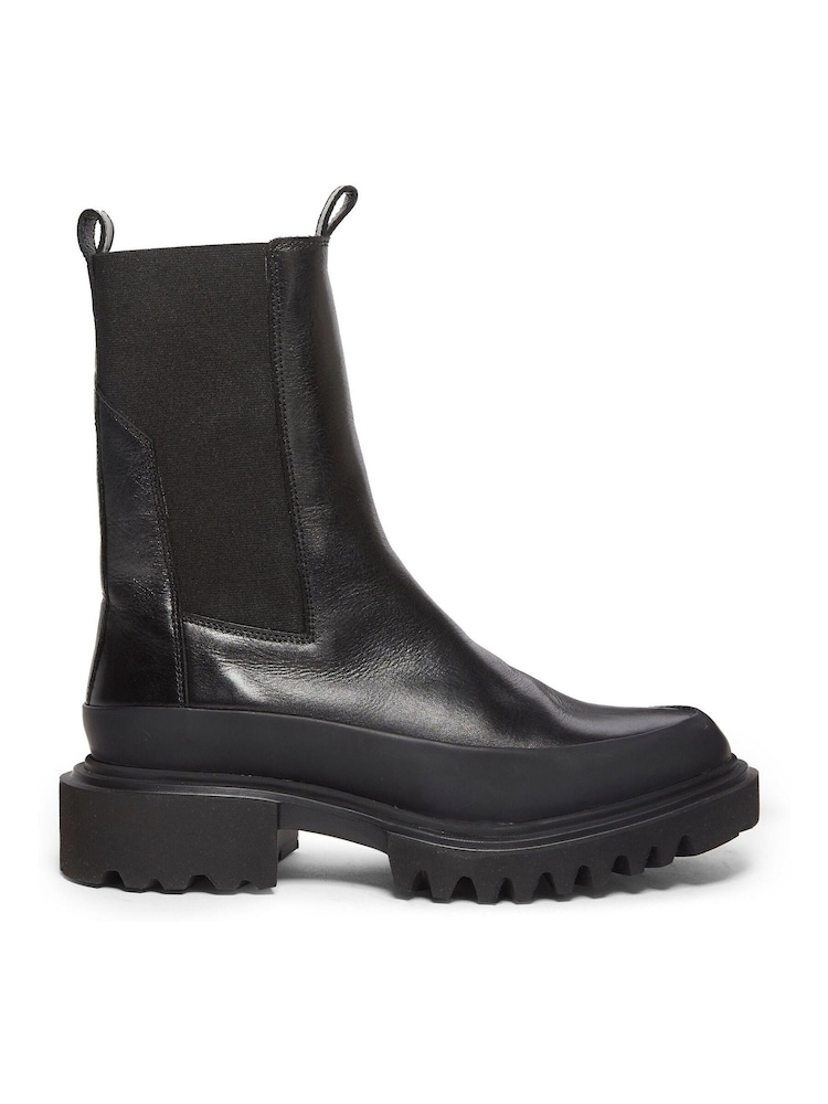 AllSaints Black Harlyn  Ankle Boots - Image 1 of 7