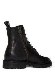 AllSaints Black Piero Lace-Up Boots - Image 3 of 6