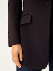 Black Tailored Fuller Bust Blazer - Image 4 of 5