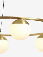 Swoon Brass Wright 6 Light Pendant Ceiling Light - Image 5 of 5