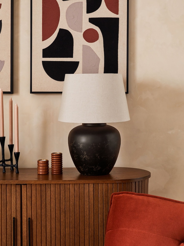 Black Lydford Large Table Lamp - Image 2 of 5
