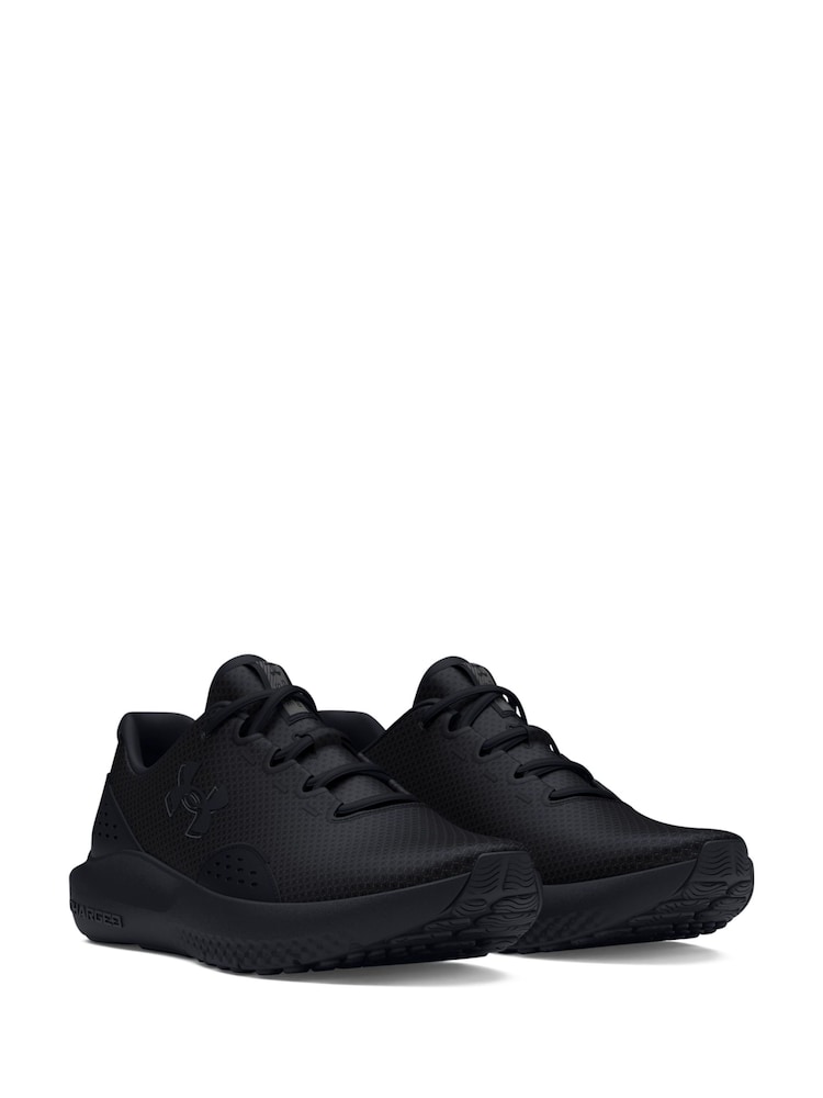 Under Armour Jet Black Surge 4 Trainers - Image 4 of 6