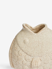 Natural Fish Shaped Ceramic Vase - Image 2 of 5