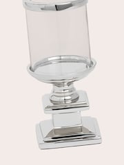 Laura Ashley Silver Glass and Silver Hurricane - Image 4 of 7