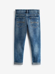 Blue Acid Wash Tapered Fit Stretch Jeans (3-16yrs) - Image 4 of 5