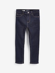 Blue Dark Skinny Fit Stretch Jeans (3-17yrs) - Image 1 of 3