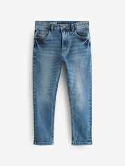 Blue Acid Wash Skinny Fit Stretch Jeans (3-17yrs) - Image 1 of 4