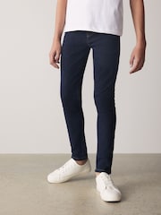 Blue Dark Super Skinny Fit Stretch Jeans (3-16yrs) - Image 1 of 4