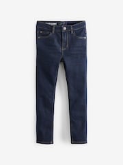 Blue Dark Super Skinny Fit Stretch Jeans (3-16yrs) - Image 2 of 4